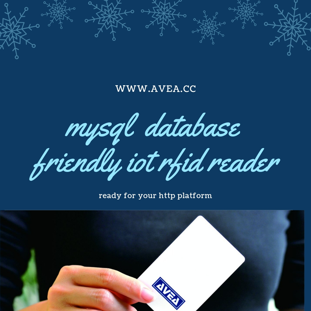 mysql database friendly iot rfid reader